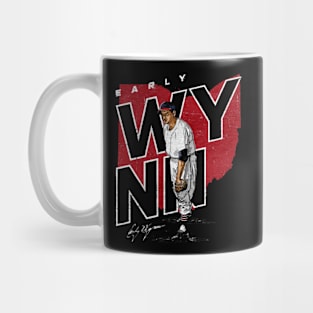 early wynn player map Mug